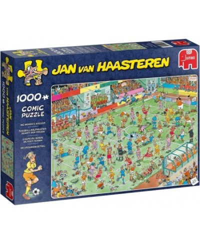 Jumbo Jan Van Haasteren - World Champion Women's Soccer Jigsaw Puzzles for Adults 1 000 Piece $46.45 - Jigsaw Puzzles