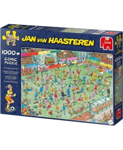 Jumbo Jan Van Haasteren - World Champion Women's Soccer Jigsaw Puzzles for Adults 1 000 Piece $46.45 - Jigsaw Puzzles