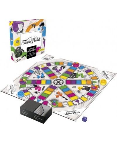 Trivial Pursuit Decades 2010 to 2020 Board Game for Adults and Teens Pop Culture Trivia Game Ages 16 and Up $85.12 - Board Games