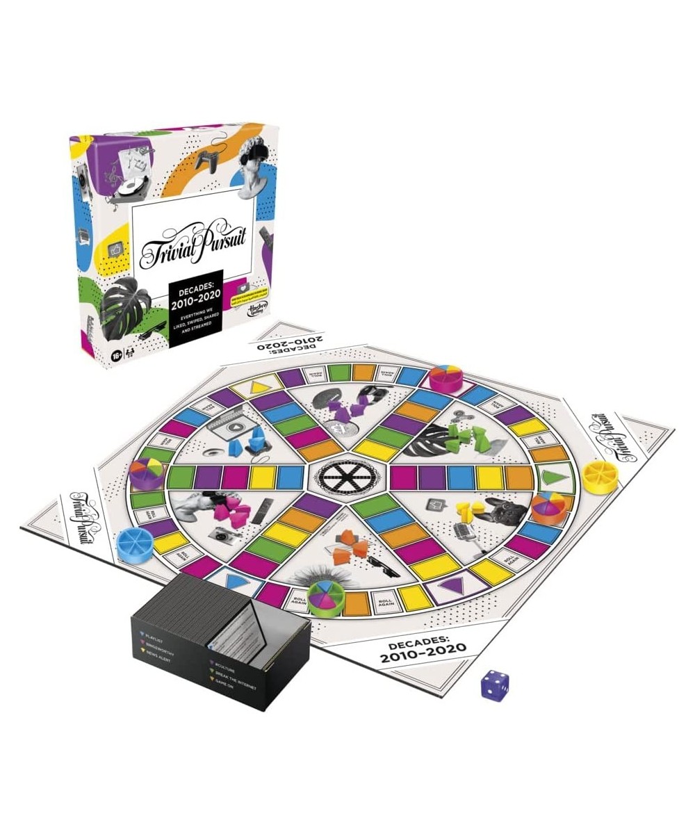 Trivial Pursuit Decades 2010 to 2020 Board Game for Adults and Teens Pop Culture Trivia Game Ages 16 and Up $85.12 - Board Games