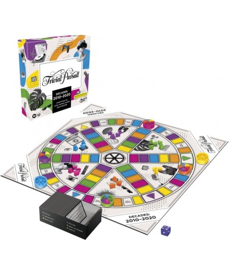 Trivial Pursuit Decades 2010 to 2020 Board Game for Adults and Teens Pop Culture Trivia Game Ages 16 and Up $85.12 - Board Games