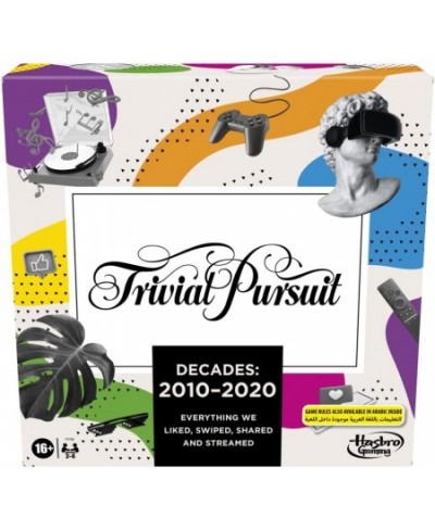 Trivial Pursuit Decades 2010 to 2020 Board Game for Adults and Teens Pop Culture Trivia Game Ages 16 and Up $85.12 - Board Games