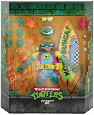 Teenage Mutant Ninja Turtles Ultimates Sewer Surfer Mike 7-Inch Action Figure $72.07 - Action Figures