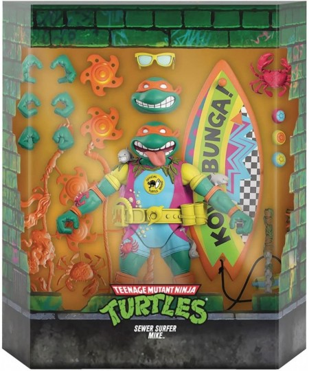 Teenage Mutant Ninja Turtles Ultimates Sewer Surfer Mike 7-Inch Action Figure $72.07 - Action Figures