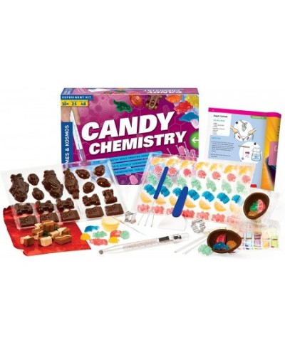 Candy Chemistry | Science Kit | Rock Candy Chocolates Gummy Bears Wintergreen Candies | 48 Page Full-Color Manual | Ages 10+ ...