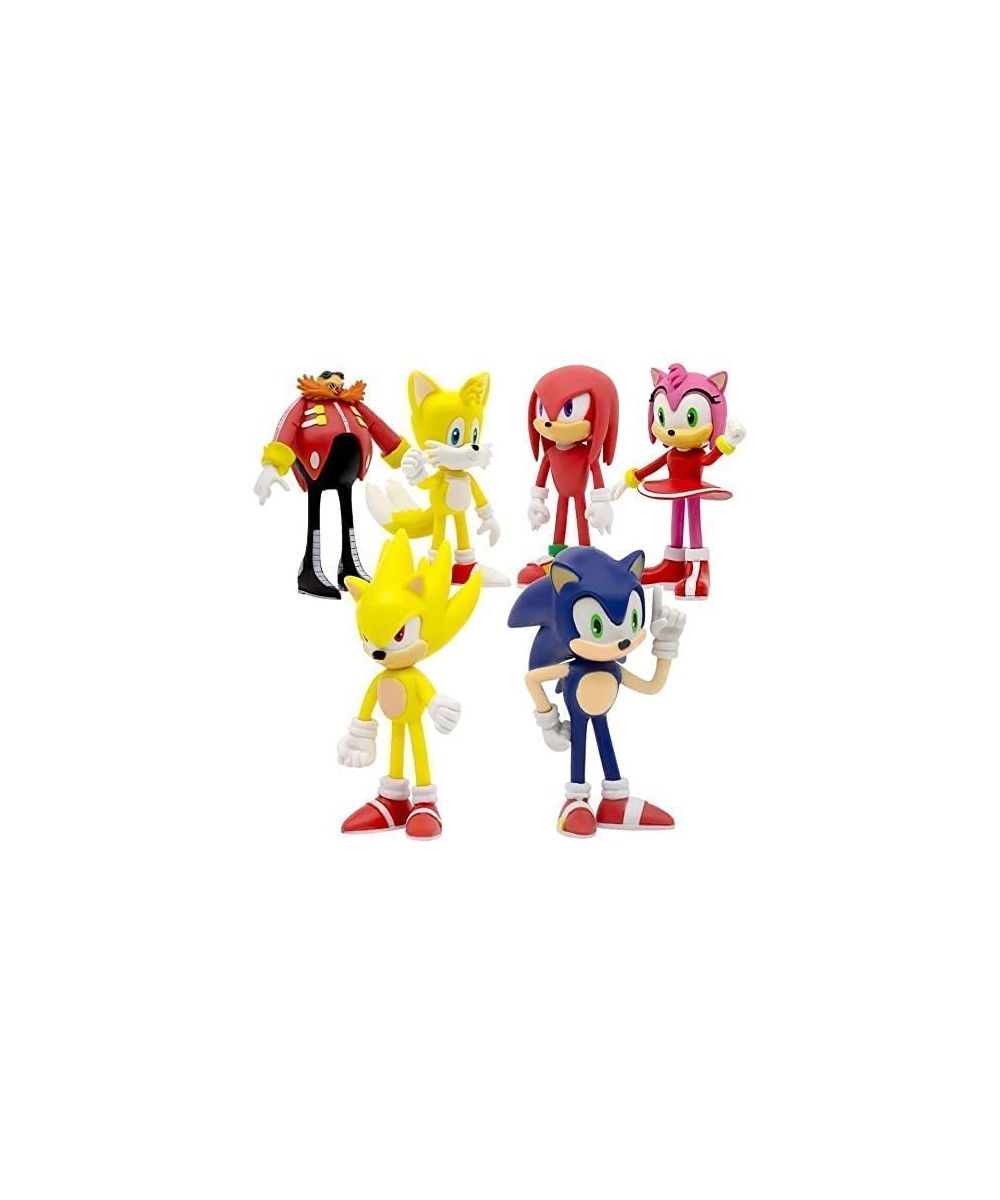 Sonic The Hedgehog Toys 2.4'' Small Sonic The Hedgehog Action Figures Sonic Toy Cake Toppers Perfect Kids Gifts. 6pcs $32.94 ...