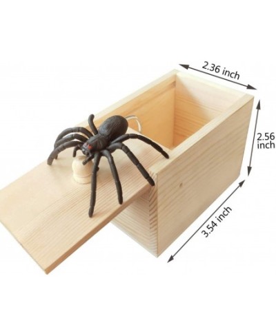 Spider Prank Scare Box Wooden Surprise Box Gag Gift & Practical Joke Toys Tricky Gifts for Colleagues Or Friends $19.41 - Gag...