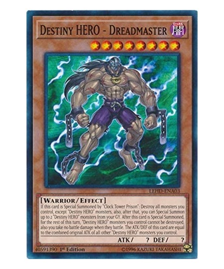 Destiny Hero - Dreadmaster - LEHD-ENA03 - Common - 1st Edition - Legendary Hero Decks - Destiny Hero Deck $10.10 - Card Games