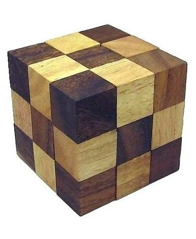 6 Wooden Puzzle Gift Set in A Wood Box - 3D Unique IQ Puzzles $52.03 - Brain Teaser Puzzles