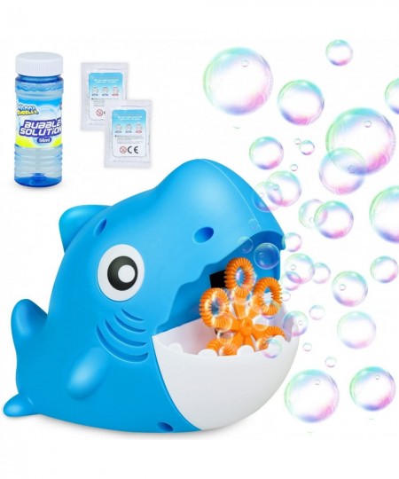 Shark Bubble Machine Automatic Bubble Blower with Bubble Solution 3000+ Bubbles Summer Outside Bubble Toys for Kids Toddlers ...