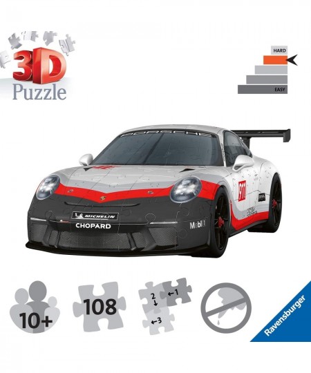 Porsche GT3 Cup 3D Jigsaw Puzzle for Kids Age 8 Years Up - 108 Pieces - No Glue Required $48.87 - 3-D Puzzles