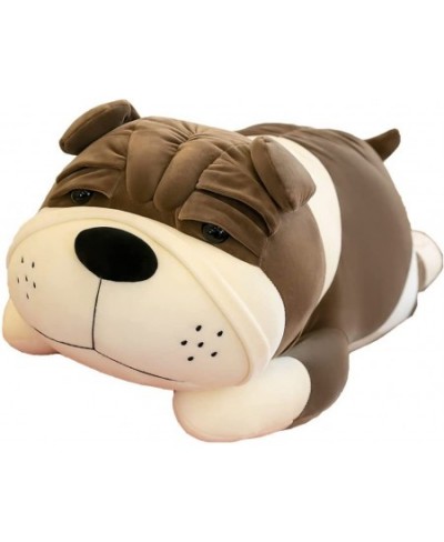 Plush Dog Big Doll Cute Cartoon Soft Dog Big Pillow Long Throw Sleeping Pillow Doll Toy Pillow Plush Puppy Brown 31.4in/80cm ...