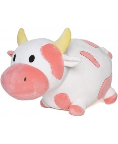 Pink Cow Plush Toy - 10 Inches Plushie Stuffed Animal - Hug and Cuddle with Squishy Soft Fabric and Stuffing - Cute Cow Gift ...