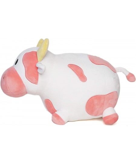 Pink Cow Plush Toy - 10 Inches Plushie Stuffed Animal - Hug and Cuddle with Squishy Soft Fabric and Stuffing - Cute Cow Gift ...