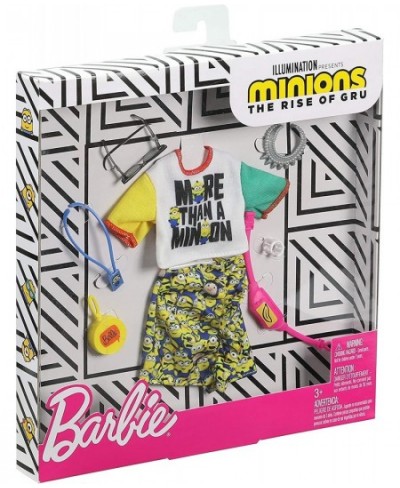 Storytelling Fashion Pack of Doll Clothes Inspired by Minions: Top Skirt and 6 Accessories Dolls Gift for 3 to 8 Year Olds $1...