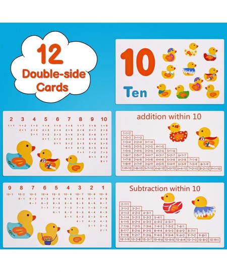 Math Number Addition& Subtraction Game Counting Puzzles Preschool Educational Montessori Kindergarten Sorting Toys Learning A...