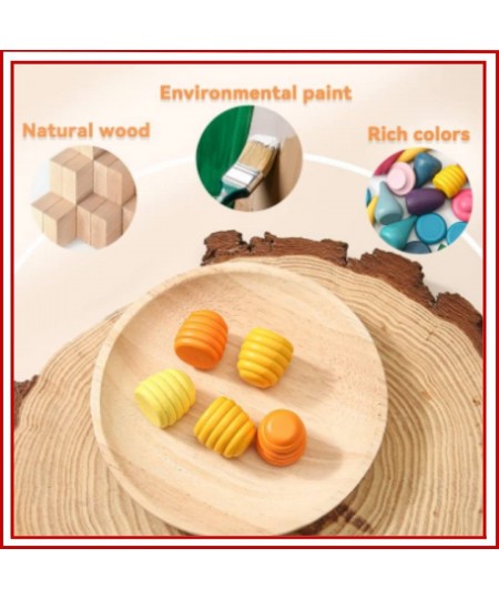 90 Pcs Loose Parts Play Materials - Open Ended Toys for 3+ Year Old - Montessori Pretend Play Wood Sensory Toys for Preschool...