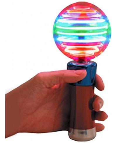 7.5 Inch Light Up Magic Ball Toy Wands for Kids Set of 2 Flashing LED Wands for Boys and Girls Thrilling Spinning Light Show ...