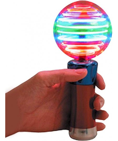 7.5 Inch Light Up Magic Ball Toy Wands for Kids Set of 2 Flashing LED Wands for Boys and Girls Thrilling Spinning Light Show ...