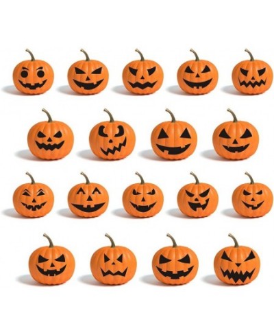 Pumpkin Decorating Stickers Kits Props Etching Pumpkin Template 18 Sheets Make Your Own Jack-O-Lantern Face Craft Decals Hall...