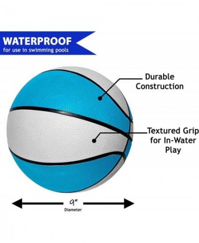 Official Size Pool Basketball | Perfect Water Basketball for Swimming Pool Basketball Hoops & Pool Games Regulation Size 7 Wa...