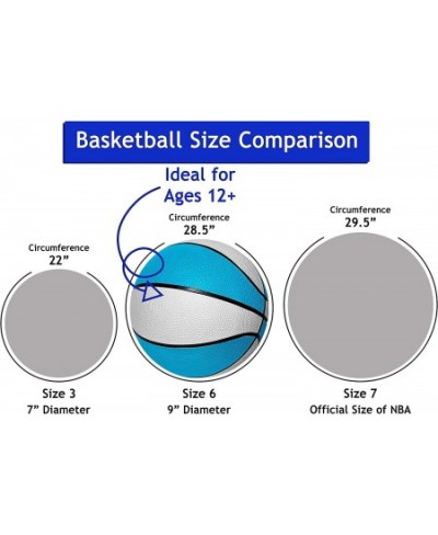 Official Size Pool Basketball | Perfect Water Basketball for Swimming Pool Basketball Hoops & Pool Games Regulation Size 7 Wa...