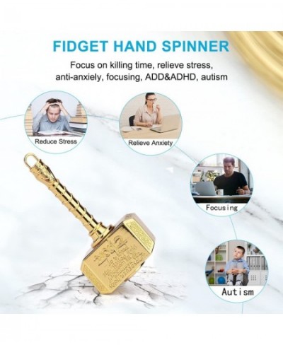 Cool Hammer Fidget Spinners Metal Toy For Kids Adults Fidgeting Hand Finger Chain Transformable Infinity Cube For Stress Reli...