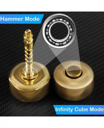 Cool Hammer Fidget Spinners Metal Toy For Kids Adults Fidgeting Hand Finger Chain Transformable Infinity Cube For Stress Reli...