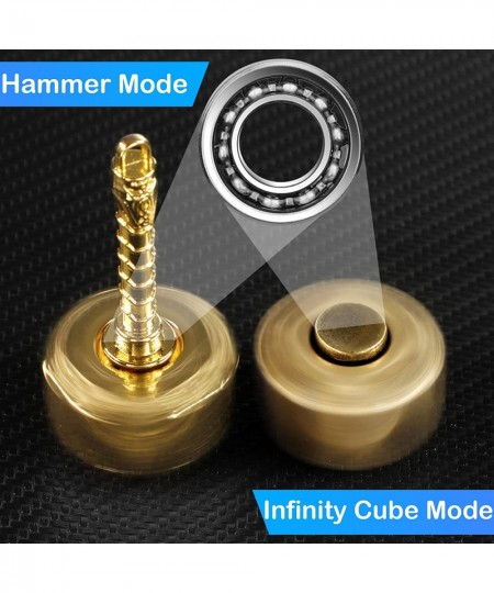 Cool Hammer Fidget Spinners Metal Toy For Kids Adults Fidgeting Hand Finger Chain Transformable Infinity Cube For Stress Reli...