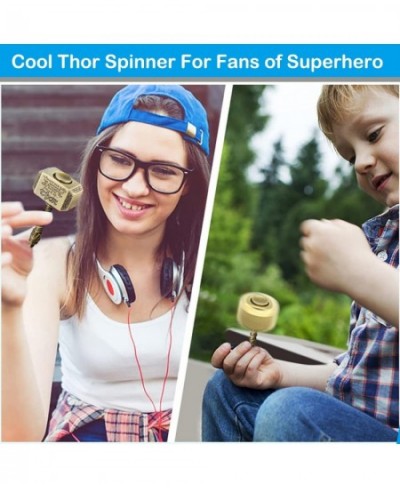 Cool Hammer Fidget Spinners Metal Toy For Kids Adults Fidgeting Hand Finger Chain Transformable Infinity Cube For Stress Reli...