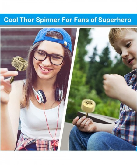 Cool Hammer Fidget Spinners Metal Toy For Kids Adults Fidgeting Hand Finger Chain Transformable Infinity Cube For Stress Reli...