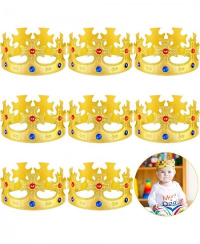 8 Pcs King Crown for Kids Fabric King Crown Hat Gold King Crowns for Boys Children Kids Baby Birthday Costume $35.37 - Kids' ...