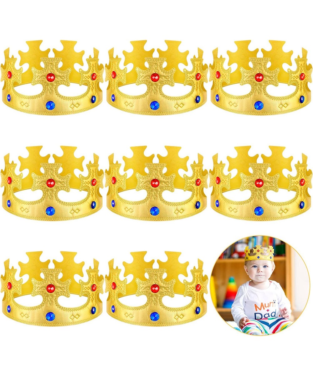 8 Pcs King Crown for Kids Fabric King Crown Hat Gold King Crowns for Boys Children Kids Baby Birthday Costume $35.37 - Kids' ...