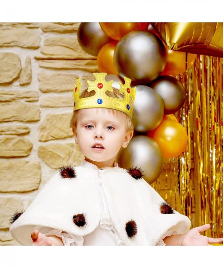 8 Pcs King Crown for Kids Fabric King Crown Hat Gold King Crowns for Boys Children Kids Baby Birthday Costume $35.37 - Kids' ...