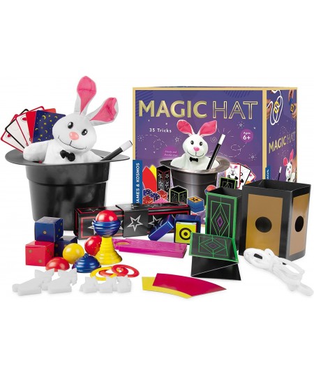 Magic Hat with 35 Tricks | 24-Page Illustrated Instruction in Full Color | for Magicians Ages 6+ $56.81 - Magic Kits & Access...