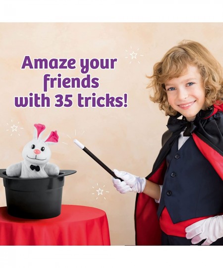 Magic Hat with 35 Tricks | 24-Page Illustrated Instruction in Full Color | for Magicians Ages 6+ $56.81 - Magic Kits & Access...