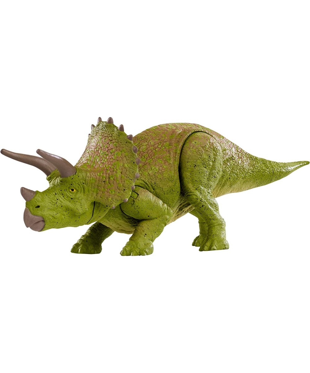 JURASSIC WORLD BATTLE DAMAGE Triceratops $64.17 - Kids' Play Dinosaur & Prehistoric Creature Figures