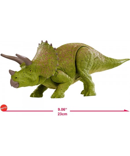 JURASSIC WORLD BATTLE DAMAGE Triceratops $64.17 - Kids' Play Dinosaur & Prehistoric Creature Figures