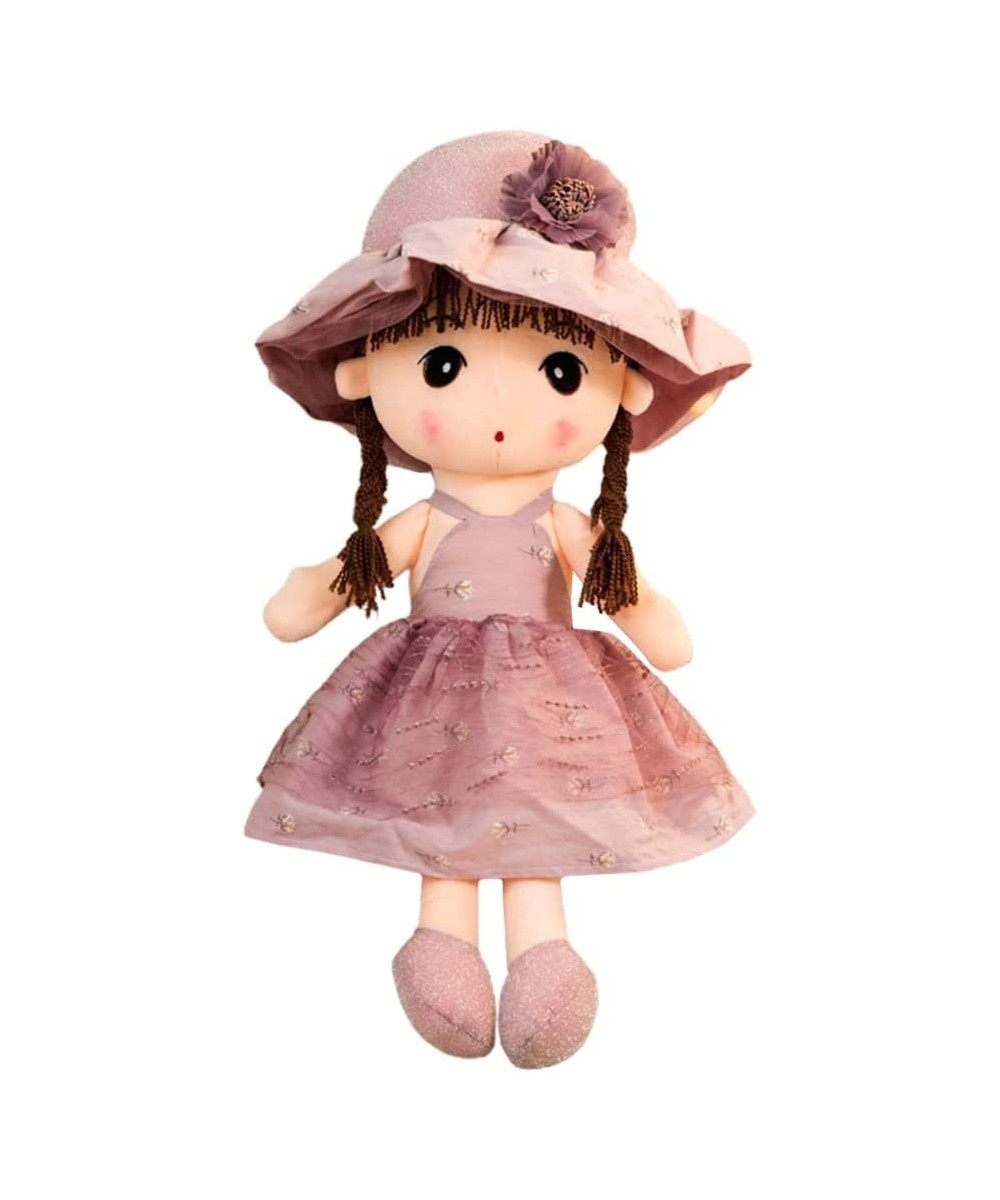 Soft Baby Doll with Clothes 17.7 Cute Rag Doll Ragdoll Plush Stuffed Toy with Hat Skirt Handmade Princess Plush Toy Baby Girl...