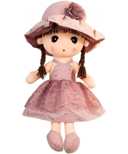 Soft Baby Doll with Clothes 17.7 Cute Rag Doll Ragdoll Plush Stuffed Toy with Hat Skirt Handmade Princess Plush Toy Baby Girl...