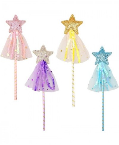 Glitter Princess Wand Kit Star Wands Fairy Magic Dress-up Wand Girls Fairy Wand for Girl's Princess Costume Role Play Birthda...