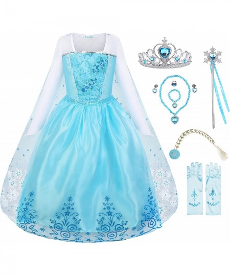 Girls Princess Costume Snow Queen Princess Dress Toddler Halloween Birthday Christmas Party Dress Up Clothes $51.20 - Kids' C...