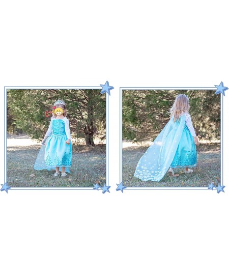 Girls Princess Costume Snow Queen Princess Dress Toddler Halloween Birthday Christmas Party Dress Up Clothes $51.20 - Kids' C...