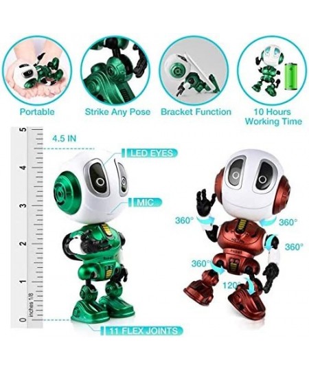 Stocking Stuffers Robot Kids Toys Mini Robot Talking Toys for Boys and Girls- Travel Toys Help Kids Talking for Christmas Sto...