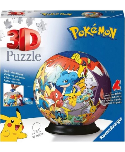 Pokemon 3D Jigsaw Puzzle Ball for Kids Age 6 Years Up - 72 Pieces $50.70 - 3-D Puzzles