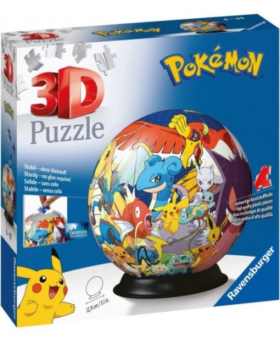 Pokemon 3D Jigsaw Puzzle Ball for Kids Age 6 Years Up - 72 Pieces $50.70 - 3-D Puzzles