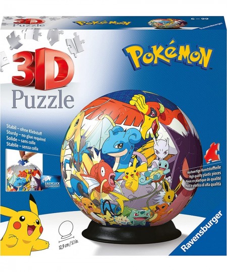 Pokemon 3D Jigsaw Puzzle Ball for Kids Age 6 Years Up - 72 Pieces $50.70 - 3-D Puzzles