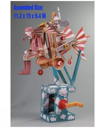 Automata Paper Machine Moving Model Papercraft Designed by Keith Newstead - Boys Girls Fun & Educational DIY Project Great fo...