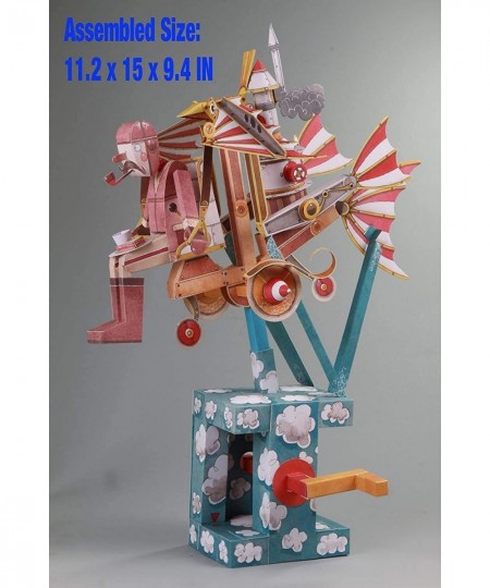 Automata Paper Machine Moving Model Papercraft Designed by Keith Newstead - Boys Girls Fun & Educational DIY Project Great fo...