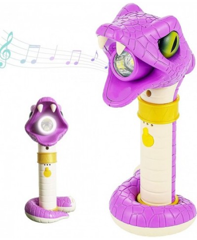 Kids Flashlight Snake-Shaped Toddler Flashlight Rechargeable with LED Light & Snake Hissing Detachable Flashlight for Kids Ca...